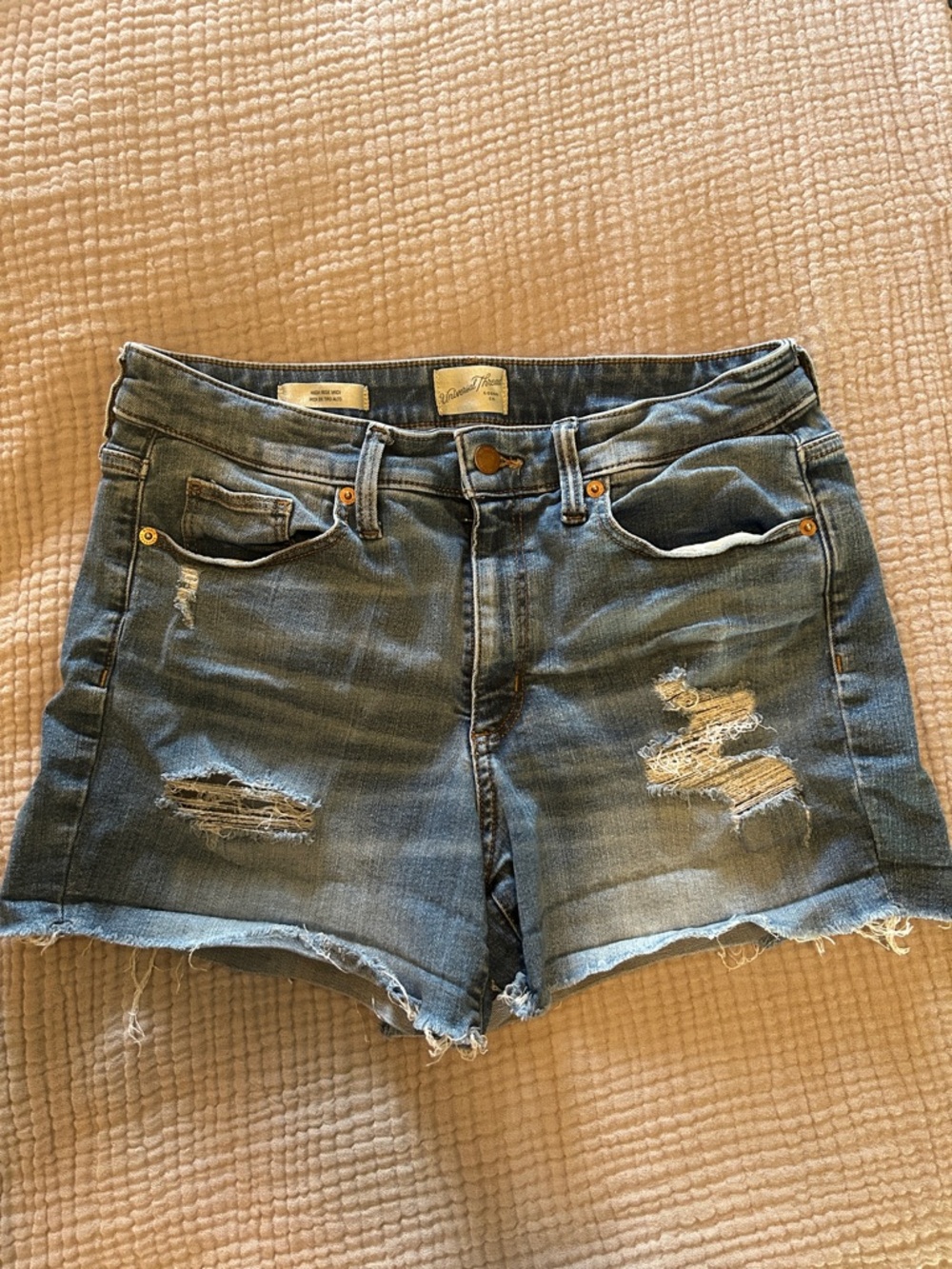 Universal Thread Distressed Blue Denim Cutoff Shorts